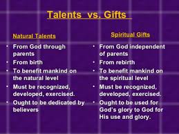 your spiritual gifts to serve others
