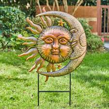 Moon Garden Stake Or Wall Decor