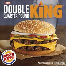 double quarter pound king sandwich