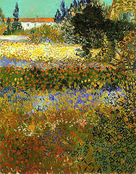 Vincent Van Gogh Garden In Bloom Arles