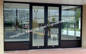 China Commercial Aluminum Glass Doors