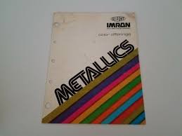Manual 1970s Dupont Imron Polyurethane Enamel Color Offering