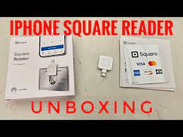 unboxing square reader for iphone with
