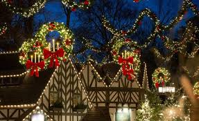 christmas town at busch gardens in