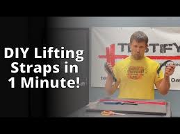 diy lifting straps in 1 minute you