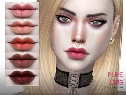 the sims resource pure lips n74