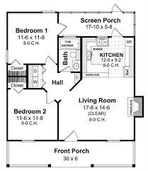 2 Bedroom Ranch House Floor Plans gambar png
