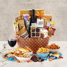 our fathers day wine gift basket at