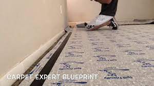 How to install carpet on a concrete floor. How To Install Carpet Over Concrete Youtube
