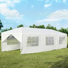 Quictent 10x30 ft wedding party tent canopy gazebo with 8 removable sidewalls us. Costway 10 X30 Outdoor Party Wedding Tent Canopy Heavy Duty Gazebo Target