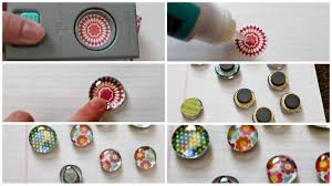 glass pebble magnets how to make
