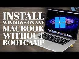 install windows on macbook without