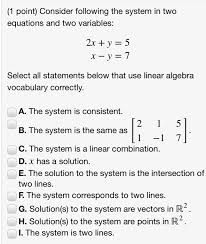 Linear Algebra Voary