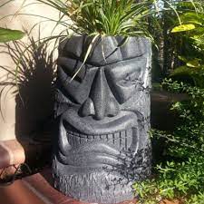 Angry Tiki Planter Tiki Garden Deco