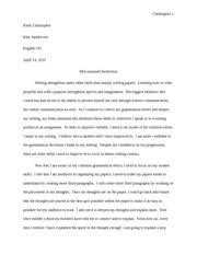MLA Format Sample Paper  with Cover Page and Outline   MLA Format   pages Argument Essay Assignment