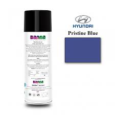 Pristine Blue Hyundai Automotive Spray