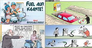 Price of fuel includes excise duty, value added tax (vat), and dealer. Fuel Price Hike How Indian Cartoonists Have Depicted Rising Petrol Diesel Rates