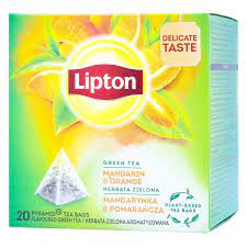 lipton mandarin and orange green tea 1
