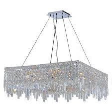 Shop Glam Art Deco 12 Light 28 Inch Square Crystal Flush Mount Chandelier Large Chandelier Large Chandelier On Sale Overstock 13062005