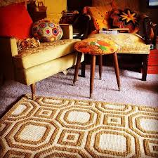 mid century vine inspired retro rugs