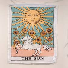 You will have to work harder to achieve happiness or success or it will take longer to achieve your goal. The Sun Tarot Flag Tapestry The Sun Tarot Vintage Tarot Cards 78 Tarot Cards