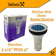 pmr kitchen sink drain basket strainer