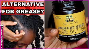 Can jamaican black castor oil actually help regrow hair and stop hair loss? An Alternative For Hair Grease For Natural Hair Jamaican Black Castor Oil Pure Butter Youtube