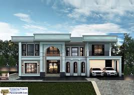 V 634 Africa Modern Mansion Plans 5 6