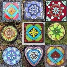 Mosaic Stepping Stones With Jennifer