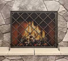 Single Panel Fireplace Screens