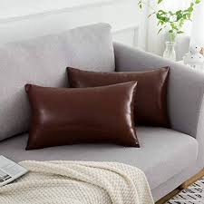 100 Leather Sofa 2 Cushion Cover