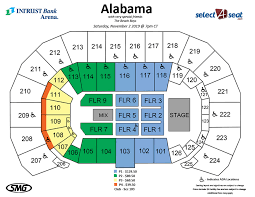 Intrust Bank Arena Detailed Seating Chart Best Picture Of