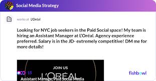 nyc job seekers in the paid social
