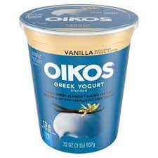 oikos nonfat vanilla greek yogurt 32