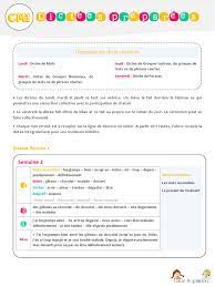 Dictees Preparees CM1 Support Enseignant | PDF | Verbe | Grammaire