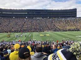Michigan Stadium Section 2 Home Of Michigan Wolverines