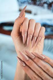 luxury sculpted gel nails