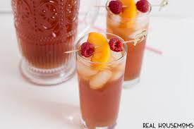 raspberry peach iced tea real housemoms