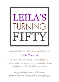Pack Of 10 50th Birthday Party Invitations 50th Birthday Party