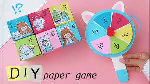 diy paper game handmade paper game