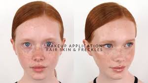 natural makeup application fair skin