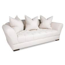 modern sofa cream linen fabric