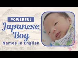 powerful anese boy names in english