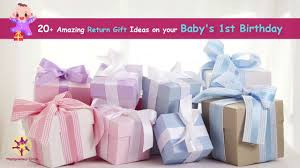 birthday return gift ideas on your baby