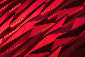 red sharp shapes texture 4k wallpaper