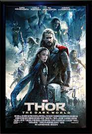 Hey guys, i know i haven't been very active lately, but here's one of my newest pieces. Luxewest Thor The Dark World Framed Autographed Movie Poster Wayfair