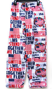Flow Society United We Stand Lounge Pants Bar Down Lacrosse