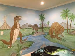 Dinosaur Murals Hand Painted Examples