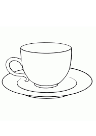 Tea cup coloring page from drinks category. Coloring Pages Printable Tea Coloring Pages For Kids