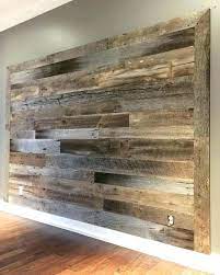 how to make a reclaimed wood wall